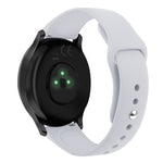 Solid Color Reverse Buckle Silicone Strap, Size: Small Code, For Garmin Vivoactive 3 / Vivomove HR