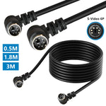 Mini DIN 6 Pin Core Extension Cable, 0.5m, 1.8m, 3m