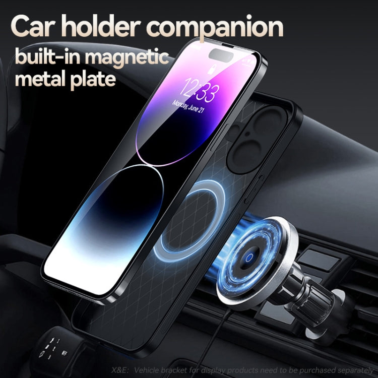 Litchi Leather Magnetic Full Coverage Shockproof Phone Case, For iPhone 16, For iPhone 15 Pro Max, For iPhone 15 Pro, For iPhone 15 Plus, For iPhone 15, For iPhone 14 Plus, For iPhone 14, For iPhone 14 Pro