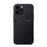 Litchi Leather Magnetic Full Coverage Shockproof Phone Case, For iPhone 16, For iPhone 15 Pro Max, For iPhone 15 Pro, For iPhone 15 Plus, For iPhone 15, For iPhone 14 Plus, For iPhone 14, For iPhone 14 Pro