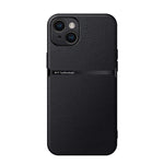 Litchi Leather Magnetic Full Coverage Shockproof Phone Case, For iPhone 16, For iPhone 15 Pro Max, For iPhone 15 Pro, For iPhone 15 Plus, For iPhone 15, For iPhone 14 Plus, For iPhone 14, For iPhone 14 Pro