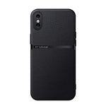Litchi Leather Magnetic Full Coverage Shockproof Phone Case, For iPhone 11, For iPhone 11 Pro, For iPhone X / XS, For iPhone XR, For iPhone XS Max