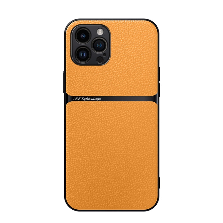 Litchi Leather Magnetic Full Coverage Shockproof Phone Case, For iPhone 14 Pro Max, For iPhone 13 Pro Max, For iPhone 13 Pro, For iPhone 13, For iPhone 12, For iPhone 12 Pro Max, For iPhone 12 Pro, For iPhone 11 Pro Max
