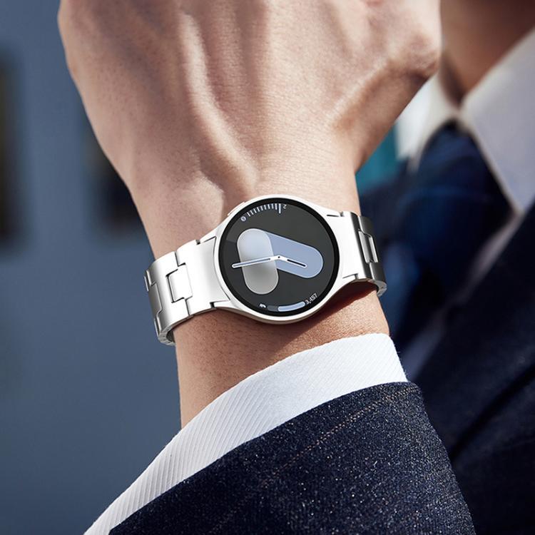Quick Release Button H Shaped Stainless Steel Watch Band, For Samsung Galaxy Watch  7 / 6 / 5 / 4