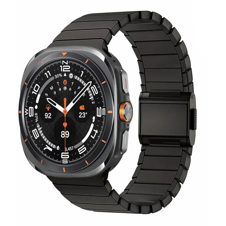 Bamboo Norman Buckle Titanium Alloy Watch Band, For Samsung Galaxy Watch Ultra 47mm / Ultra 2025