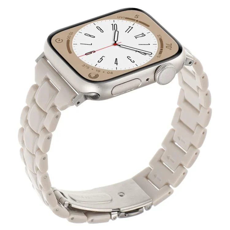 Small Waist Rhombus Three-bead Resin Watch Band, For Apple Watch 46mm / 49mm / 45mm / 44mm, For Apple Watch 42mm / 41mm / 40mm / 38mm