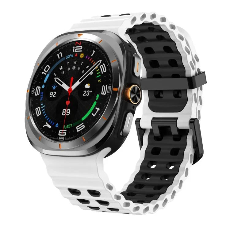 Kalebol Ocean Two-tone Silicone Strap, For Samsung Galaxy Watch Ultra 47mm / Ultra 2025