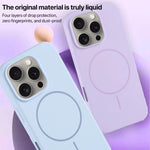 Large Hole Camera MagSafe Liquid Silicone Full Coverage Phone Case, For iPhone 12 Pro Max, For iPhone 12 Pro, For iPhone 11 Pro Max, For iPhone 11