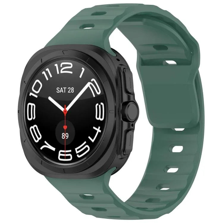 Kalebol Square Buckle Silicone Watch Band, For Samsung Galaxy Watch Ultra 47mm / Ultra 2025