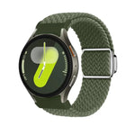 Kalebol Button Braided Loop Magnetic Buckle Watch Band, For Samsung Galaxy Watch 5 Pro / 6 / 7