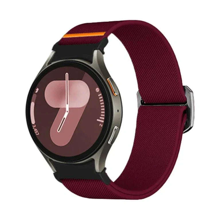 Kalebol Button Elastic Nylon Watch Band, For Samsung Galaxy Watch 5 Pro / 6 / 7