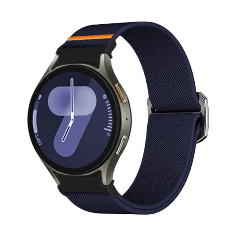 Kalebol Button Elastic Nylon Watch Band, For Samsung Galaxy Watch 5 Pro / 6 / 7