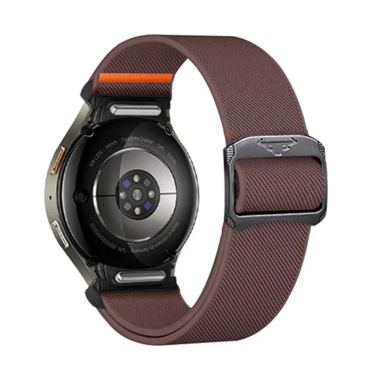 Kalebol Button Elastic Nylon Watch Band, For Samsung Galaxy Watch 5 Pro / 6 / 7
