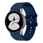 Kalebol Metal Pin Buckle Silicone Watch Band, For Samsung Galaxy Watch 7 / 6 / 5 / 4