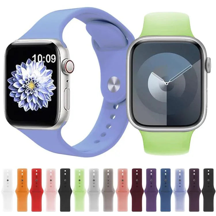 Kalebol Reverse Buckle Silicone Watch Band, For Apple Watch 46mm / 49mm / 45mm / 44mm, For Apple Watch 42mm / 41mm / 40mm / 38mm