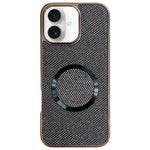 Electroplating PC Glitter Grain MagSafe Phone Case, For iPhone 17 Pro Max, For iPhone 17 Pro, For iPhone 16 Pro Max, For iPhone 16 Pro, For iPhone 16 Plus, For iPhone 16, For iPhone 15 Pro Max, For iPhone 15 Pro