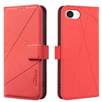 Geometric Pattern RFID Leather Phone Case, For iPhone 16e / 17e, For iPhone 17 Pro Max, For iPhone 17 Pro, For iPhone 17, For iPhone Air, For iPhone 16 Pro Max, For iPhone 16 Pro, For iPhone 16 Plus