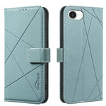 Geometric Pattern RFID Leather Phone Case, For iPhone 16e / 17e, For iPhone 17 Pro Max, For iPhone 17 Pro, For iPhone 17, For iPhone Air, For iPhone 16 Pro Max, For iPhone 16 Pro, For iPhone 16 Plus