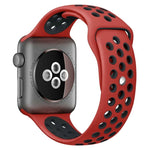 xDfind Two Color Silicone Sports Watch Band, For Apple Watch 46mm / 49mm / 45mm / 44mm, For Apple Watch 42mm / 41mm / 40mm / 38mm
