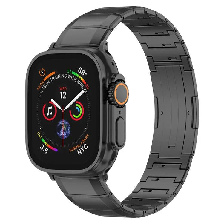 One-Bead Pure Titanium Buckle Watch Band, For Apple Watch 46mm / 49mm / 45mm / 44mm, For Apple Watch 42mm / 41mm / 40mm / 38mm