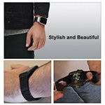 xDfind One Bead Stainless Steel Watch Band, For Apple Watch 46mm / 49mm / 45mm / 44mm, For Apple Watch 42mm / 41mm / 40mm / 38mm