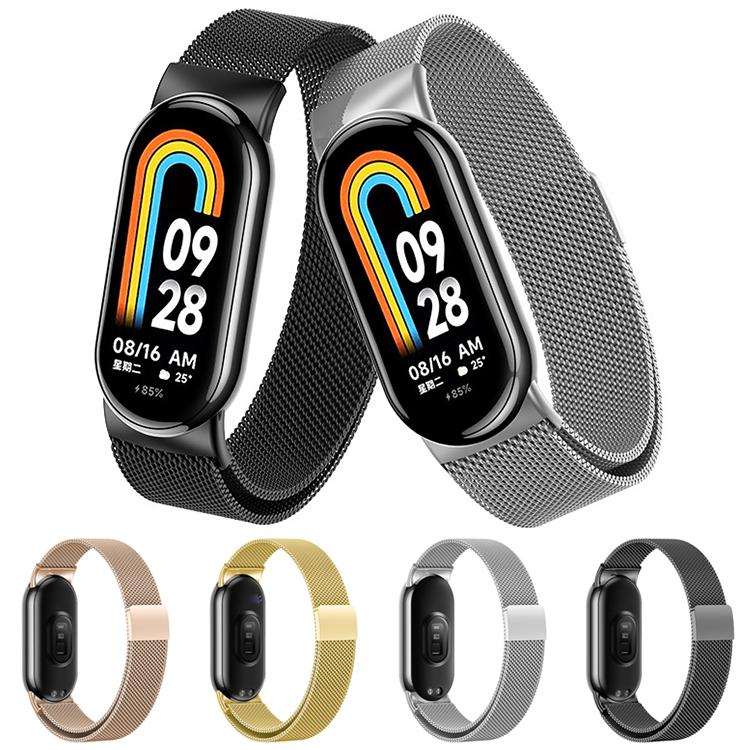 xDfind Milan Magnetic Stainless Steel Watch Band, For Xiaomi Band 10 Pro/9 Pro/Redmi Watch 6/5/4, For Xiaomi Smart Band 10/10 NFC/9/9 NFC/8/8 NFC, For Xiaomi Smart Band 10 / 10 NFC / 9 / 9 NFC, For Redmi Watch 5 / Watch 4                               ...