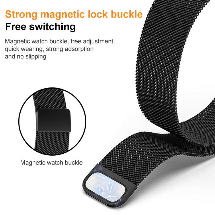 xDfind Milan Magnetic Stainless Steel Watch Band, For Xiaomi Band 10 Pro/9 Pro/Redmi Watch 6/5/4, For Xiaomi Smart Band 10/10 NFC/9/9 NFC/8/8 NFC, For Xiaomi Smart Band 10 / 10 NFC / 9 / 9 NFC, For Redmi Watch 5 / Watch 4                               ...