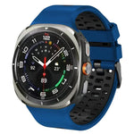Two Color Silicone Breathable Watch Band, For Samsung Galaxy Watch Ultra 47mm / Ultra 2025