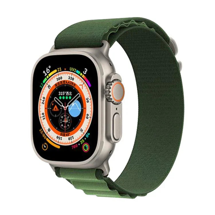 xDfind Aline Nylon Loop Watch Band, For Apple Watch 46mm / 49mm / 45mm / 44mm, For Apple Watch 42mm / 41mm / 40mm / 38mm