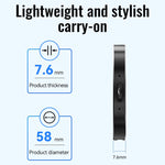 JNN A6 Portable Smart AI Magnetic Recorder Support APP Control, 8GB, 16GB, 32GB, 64GB, 128GB