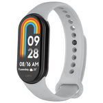 xDfind Metal Buckle Solid Color Silicone Watch Band, For Xiaomi Smart Band 10 / 9 / 8