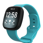 For Fitbit Versa 4 / Versa 3 / Sense2 / Sense xDfind Silicone Watch Band, S, L