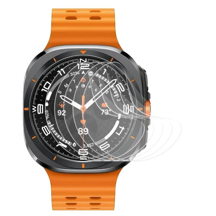 5pcs xDfind Soft Hydrogel Film Full Cover Front Protector, For Samsung Galaxy Watch Ultra / Ultra 2025, For Samsung Galaxy Watch8 Classic 46mm, For Samsung Galaxy Watch8 44mm, For Samsung Galaxy Watch8 40mm, For Samsung Galaxy Watch7 44mm              ...