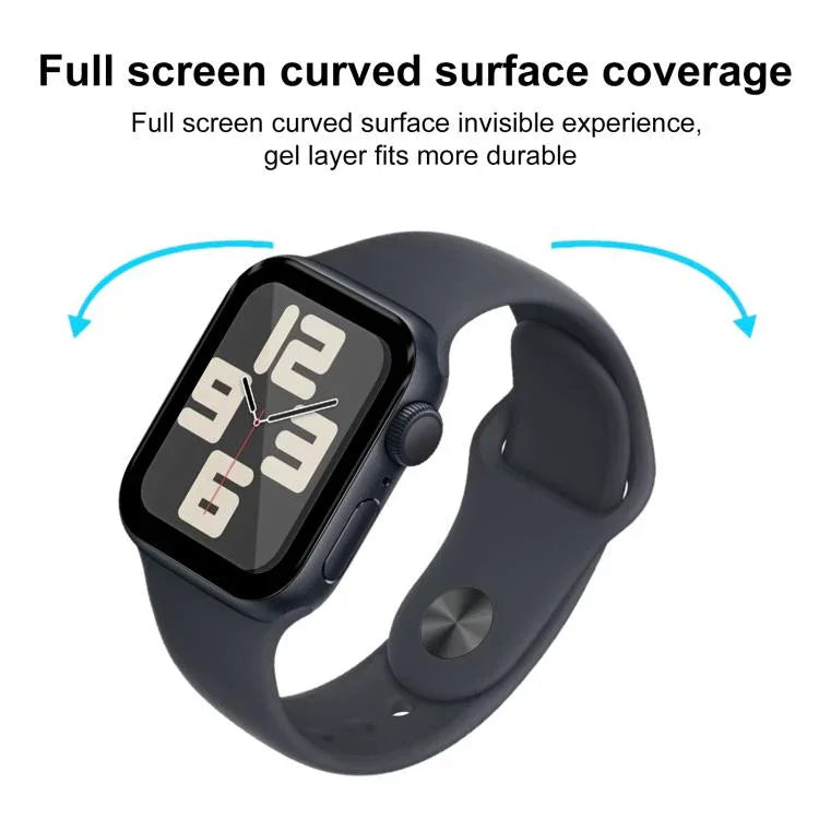 2pcs xDfind Curved 3D Composite Material Soft Film Screen Protector, For Apple Watch Series 6&SE&5&4 44mm, For Apple Watch Series 6&SE&5&4 40mm, For Apple Watch Series 11 / 10 46mm, For Apple Watch Ultra 3 / 2 / 1 49mm                                  ...