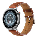 xDfind  Flat Crazy Horse Leather Pin Buckle Watch Band, 20mm, 22mm