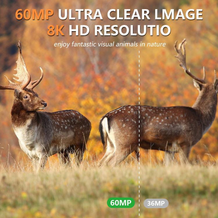 PR903G EU Version 5K HD Night Vision Infrared Hunting Camera with Solar Panel, PR903G US Version