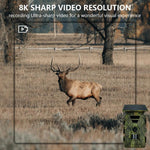 PR903G EU Version 5K HD Night Vision Infrared Hunting Camera with Solar Panel, PR903G US Version