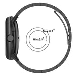 xDfind Three Beads Quick Release Metal Watch Band, For Google Pixel Watch 5 / 4 / 3 / 2 / 1 41mm, For Google Pixel Watch 5 / 4 / 3 45mm