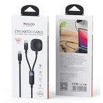 Yesido CA136C 60W USB-C / Type-C to Type-C & iWatch 2 in 1 Charging Cable, CA136C