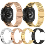 xDfind Three Beads Metal Watch Band, For Samsung Galaxy Watch Ultra 47mm, For Samsung Galaxy Watch 7 / FE / 6 / 5 / 4, For Samsung Galaxy Fit3