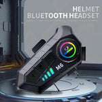 SOMAN Motorcycle Helmet Bluetooth Headset Stereo Voice Microphone, M6-Hard Mic, M6-Soft Mic