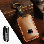 For Mazda Axela Hallmo B023 Crazy Horse Cowhide Car Key Protection Cover, For Mazda Axela
