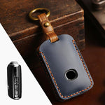 For Mazda Axela Hallmo B023 Crazy Horse Cowhide Car Key Protection Cover, For Mazda Axela