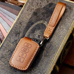 For Toyota North American 4-button C011 Crazy Horse Cowhide Car Key Protection Cover, For Toyota North American 4-button