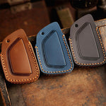 For Buick Envision Plus 2023 Hallmo Crazy Horse Cowhide Car Key Protection Cover, For Buick Envision Plus 2023 3-button, For Buick Envision Plus 2023 4-button, For Buick Envision Plus 2023 5-button, For Buick Envision Plus 2023 6-button