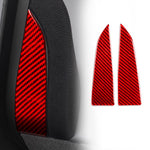 For Tesla Model 3 2023- 2pcs/Set Carbon Fiber Car Interior Door A-Pillar Decorative Sticker, Car Interior Door A-Pillar