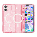 Terminator Style Glitter Powder MagSafe Magnetic Phone Case, For iPhone 17 Pro Max, For iPhone 17 Pro, For iPhone 17, For iPhone Air