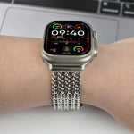 Mesh Magnetic Stainless Steel Watch Band, For Apple Watch 46mm / 49mm / 45mm / 44mm, For Apple Watch 42mm / 41mm / 40mm / 38mm