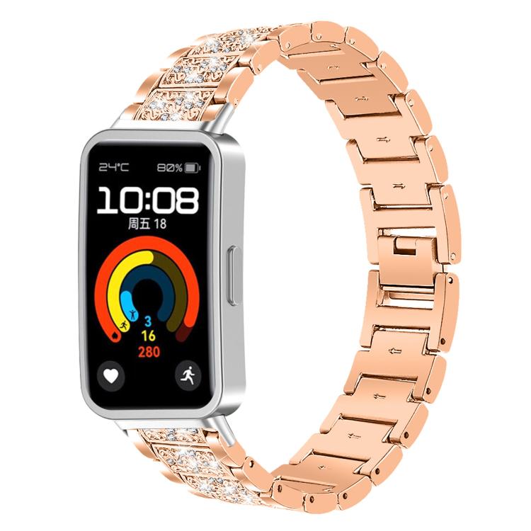 xDfind Diamond Jewelry Stainless Steel Watch Band, For Huawei Watch Fit 5 / Fit 5 Pro 20mm, For Huawei Band 10 / 9 / 8 14mm