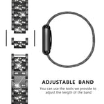 xDfind Diamond Jewelry Stainless Steel Watch Band, For Huawei Watch Fit 5 / Fit 5 Pro 20mm, For Huawei Band 10 / 9 / 8 14mm
